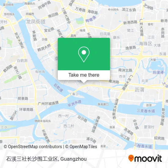 石溪三社长沙围工业区 map