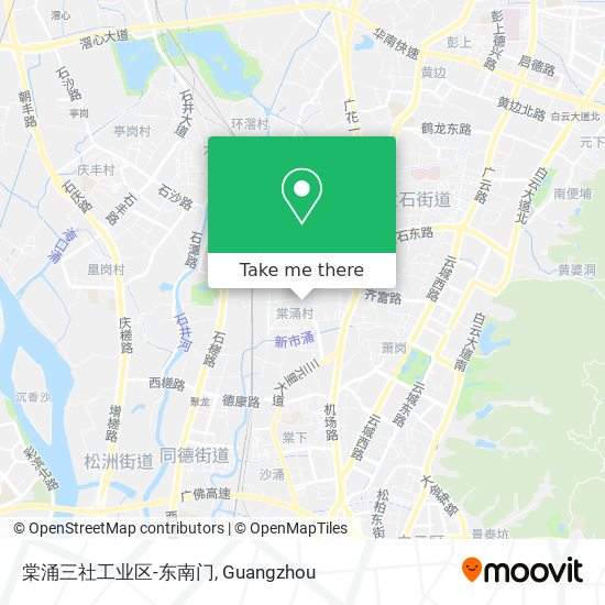 棠涌三社工业区-东南门 map