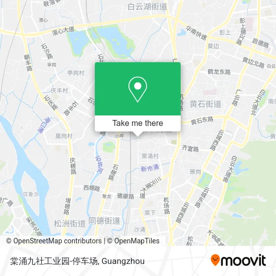棠涌九社工业园-停车场 map