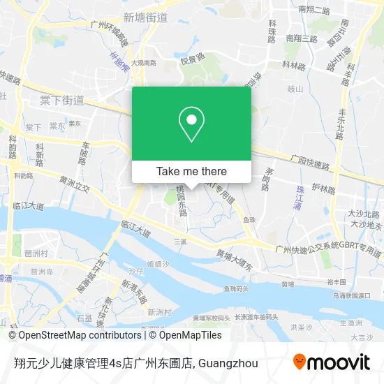 翔元少儿健康管理4s店广州东圃店 map