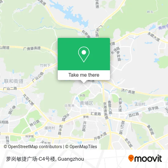 萝岗敏捷广场-C4号楼 map