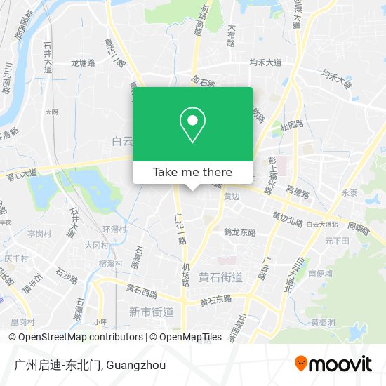 广州启迪-东北门 map