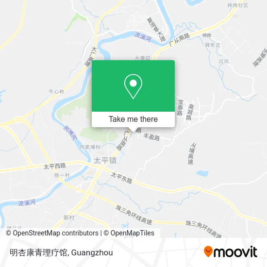 明杏康青理疗馆 map
