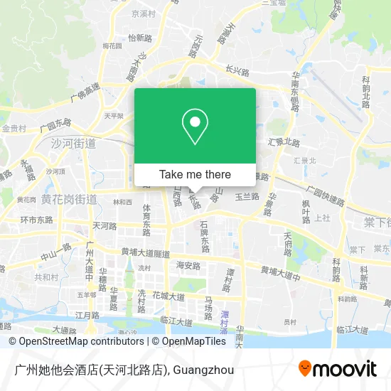 广州她他会酒店(天河北路店) map