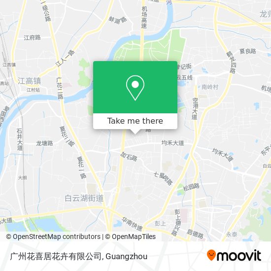 广州花喜居花卉有限公司 map