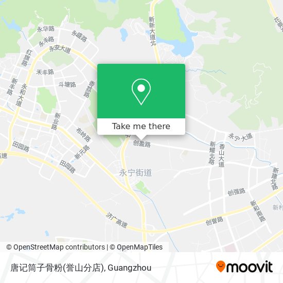 唐记筒子骨粉(誉山分店) map