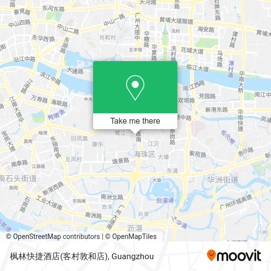 枫林快捷酒店(客村敦和店) map