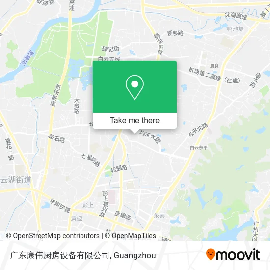 广东康伟厨房设备有限公司 map
