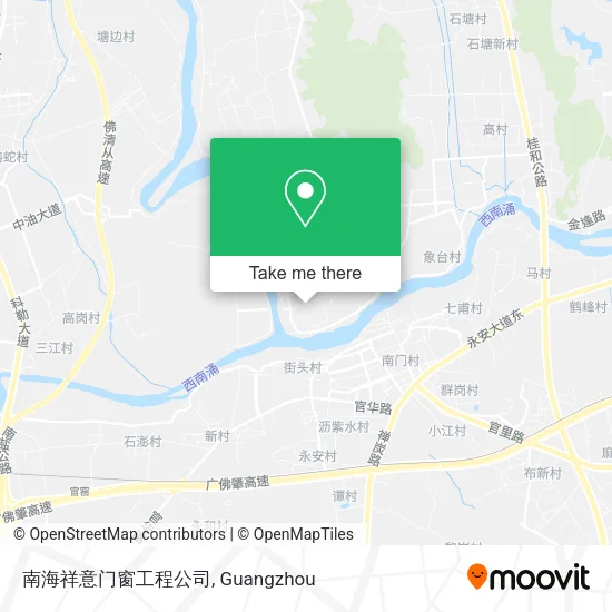 南海祥意门窗工程公司 map