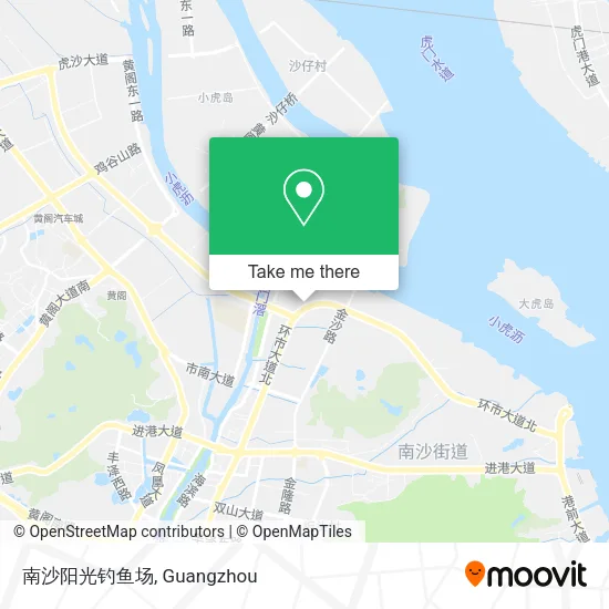 南沙阳光钓鱼场 map