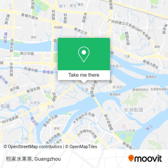 熙家水果茶 map