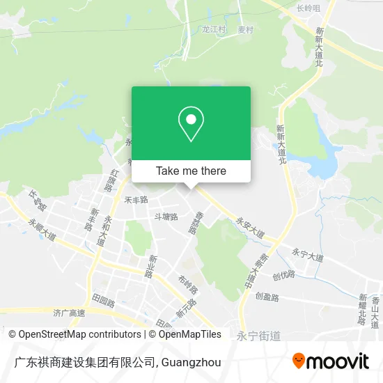 广东祺商建设集团有限公司 map