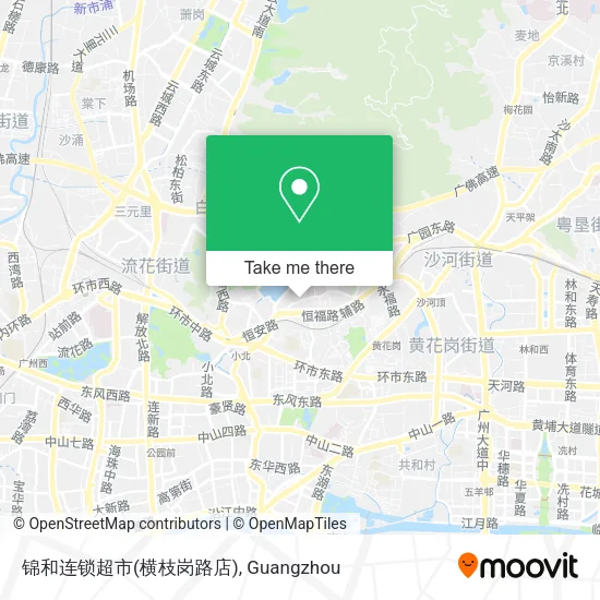 锦和连锁超市(横枝岗路店) map