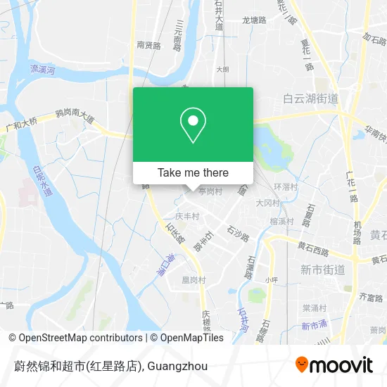 蔚然锦和超市(红星路店) map