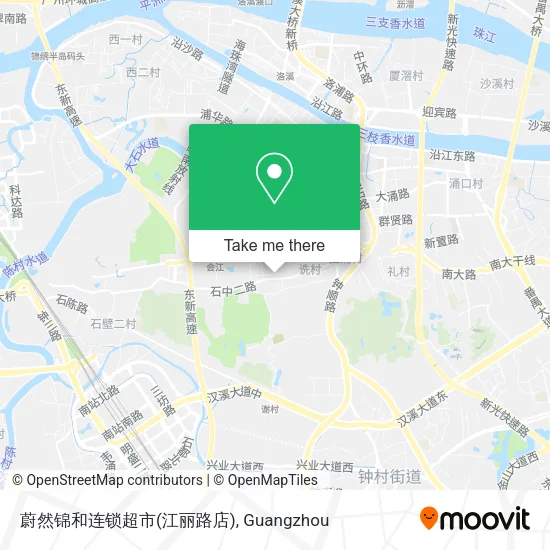 蔚然锦和连锁超市(江丽路店) map