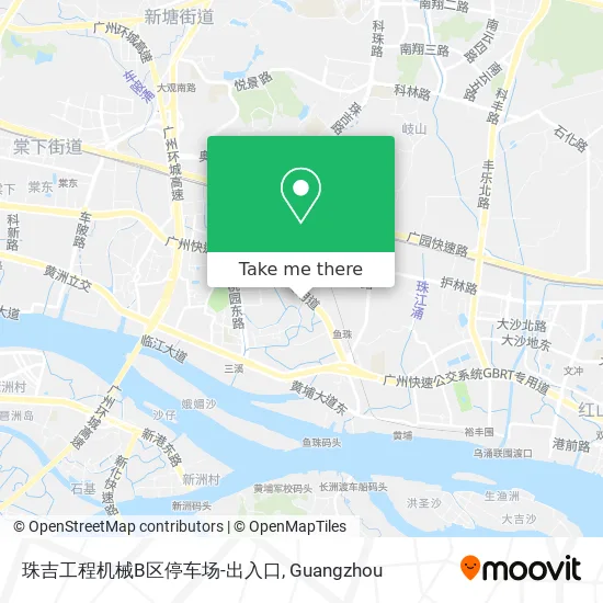 珠吉工程机械B区停车场-出入口 map