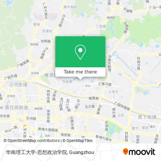 华南理工大学-思想政治学院 map