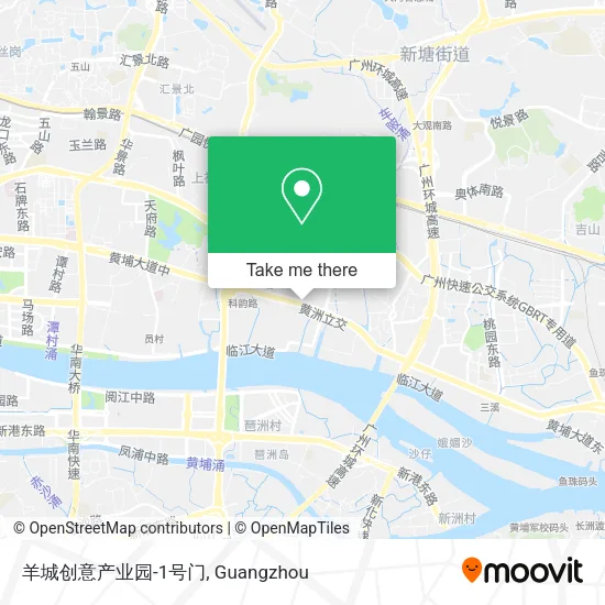 羊城创意产业园-1号门 map
