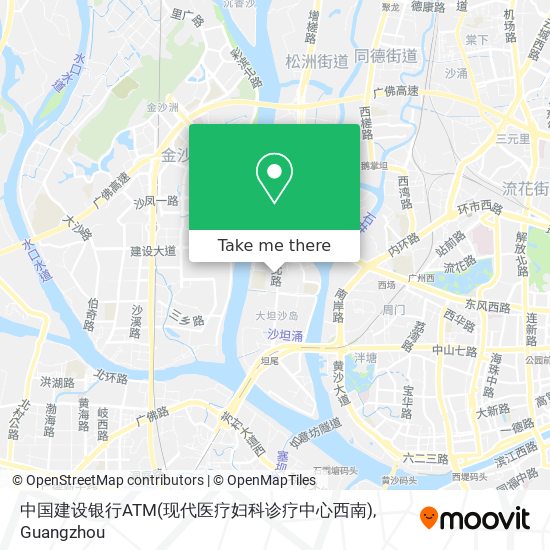 中国建设银行ATM(现代医疗妇科诊疗中心西南) map