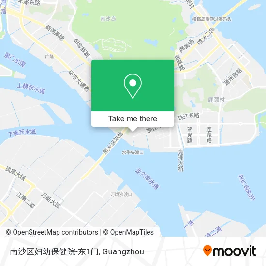 南沙区妇幼保健院-东1门 map
