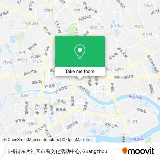 市桥街东片社区市民文化活动中心 map