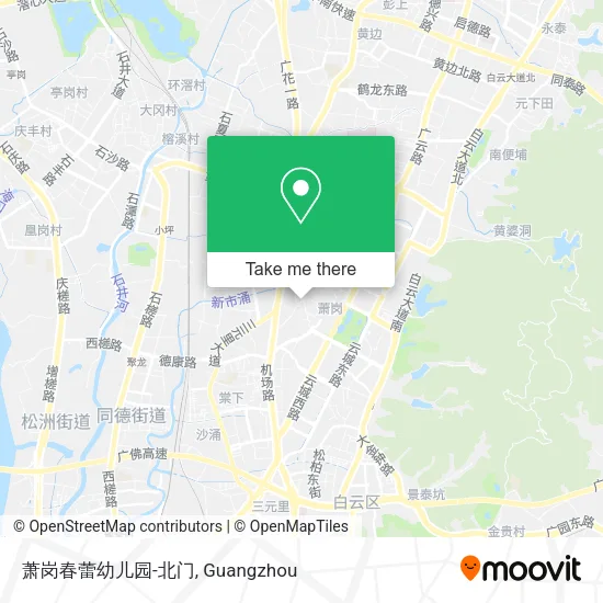 萧岗春蕾幼儿园-北门 map