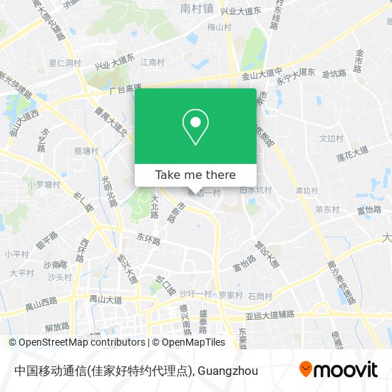 中国移动通信(佳家好特约代理点) map