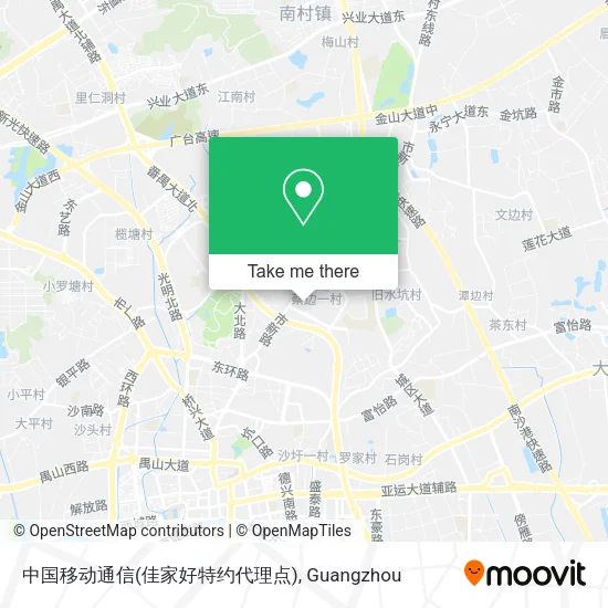 中国移动通信(佳家好特约代理点) map