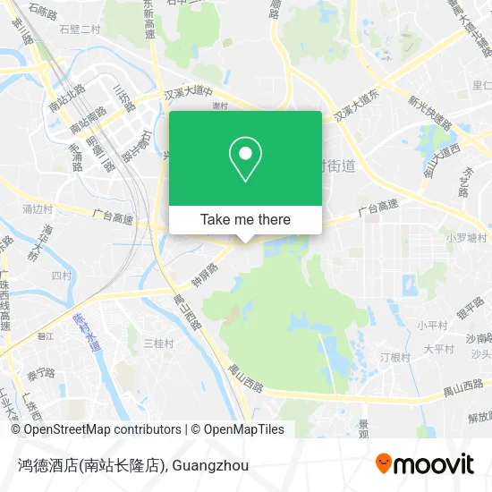 鸿德酒店(南站长隆店) map