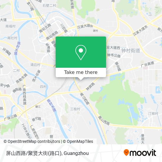 屏山西路/聚贤大街(路口) map