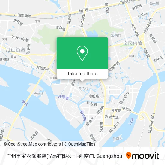 广州市宝衣颢服装贸易有限公司-西南门 map
