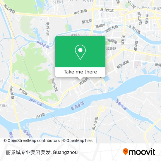 丽景城专业美容美发 map