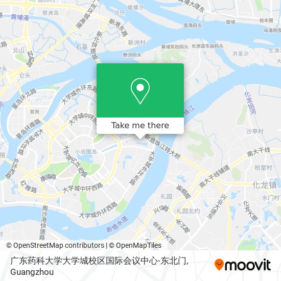 广东药科大学大学城校区国际会议中心-东北门 map