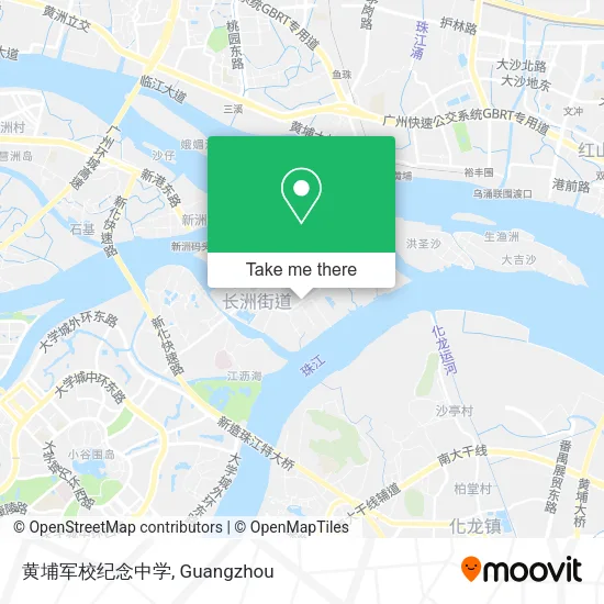 黄埔军校纪念中学 map