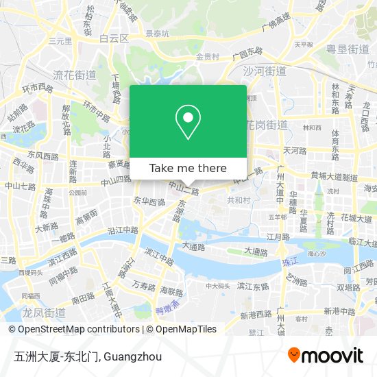 五洲大厦-东北门 map