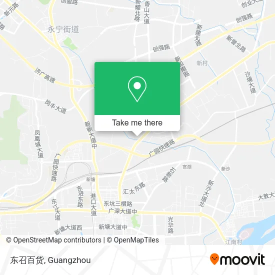 东召百货 map