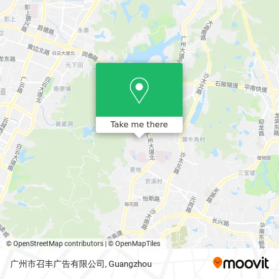 广州市召丰广告有限公司 map