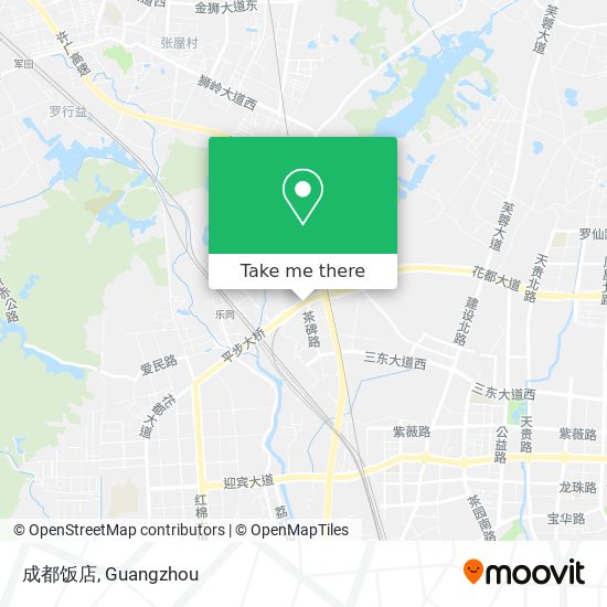 成都饭店 map