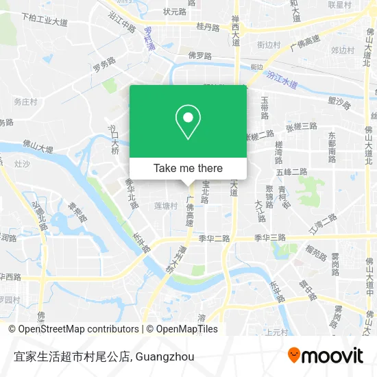宜家生活超市村尾公店 map