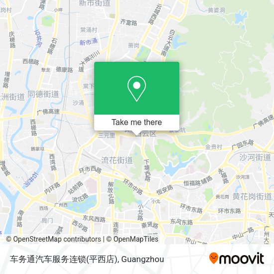 车务通汽车服务连锁(平西店) map