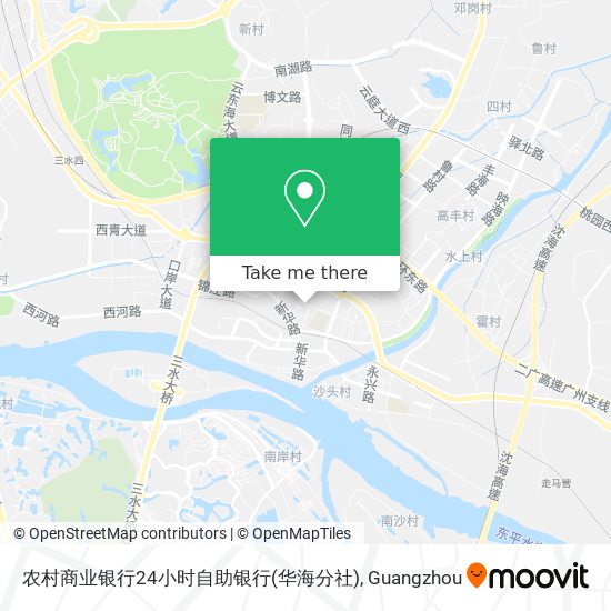 农村商业银行24小时自助银行(华海分社) map