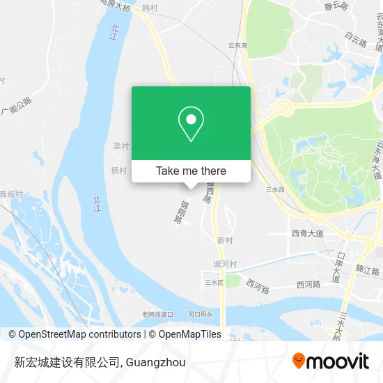 新宏城建设有限公司 map