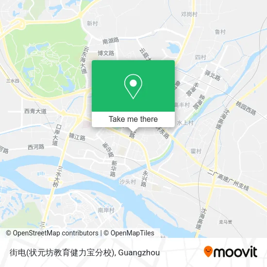 街电(状元坊教育健力宝分校) map