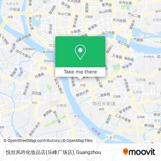 悦丝风吟化妆品店(乐峰广场店) map