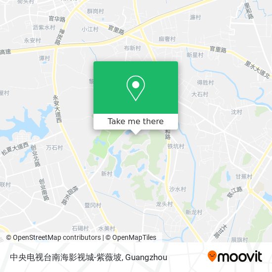 中央电视台南海影视城-紫薇坡 map