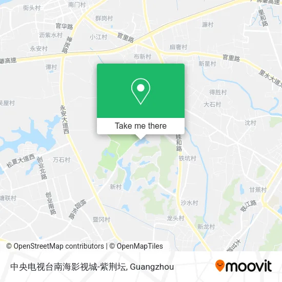 中央电视台南海影视城-紫荆坛 map