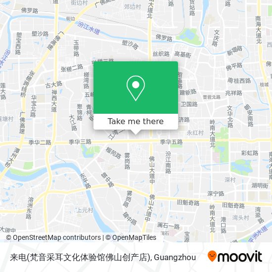 来电(梵音采耳文化体验馆佛山创产店) map