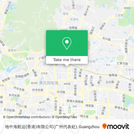 地中海航运(香港)有限公司(广州代表处) map