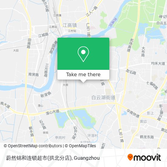 蔚然锦和连锁超市(拱北分店) map