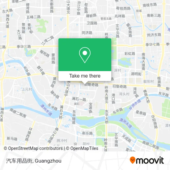 汽车用品街 map